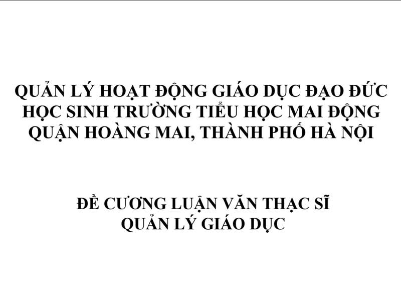 Luan Van Thac Si Quan Ly Giao Duc
