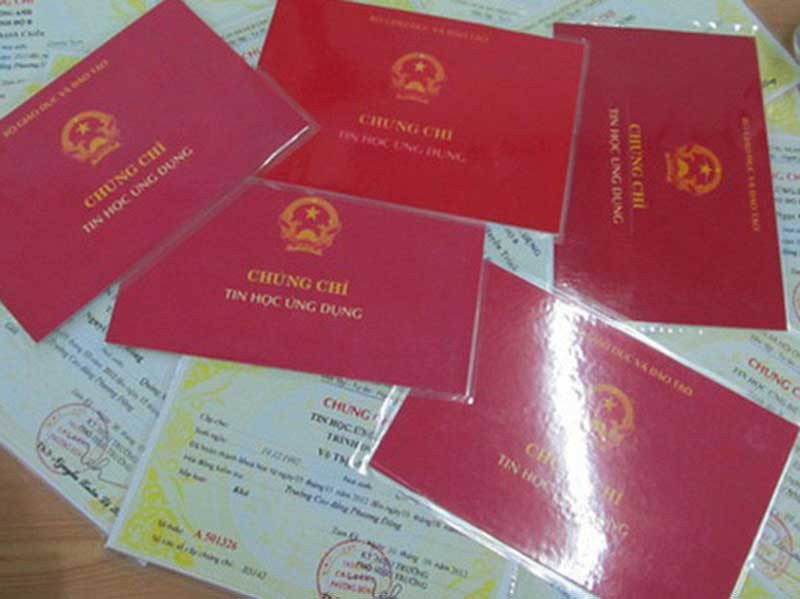 Mua Chung Chi Gia Là Vi Pham Phap Luat