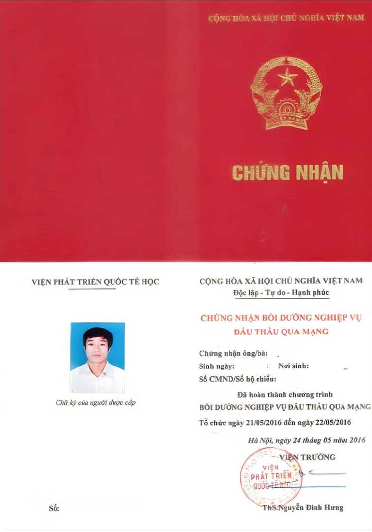 Chung Nhan Nghiep Vu Dau Thau Qua Mang